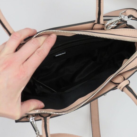 GUESS Abriella Blush Pink Animal Friendly Vegan Leather Shoulder Bag Purse NEW - Picture 4 of 6